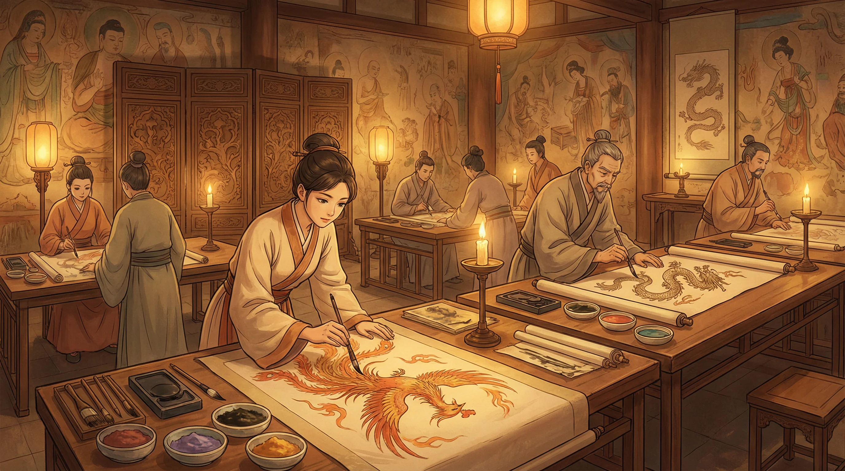 画师入驻 - 魅族note2 国风动漫画师